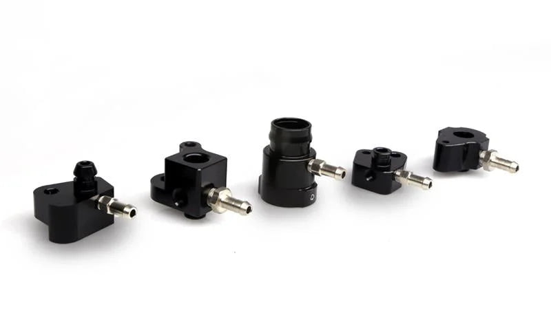 Turbosmart Boost Reference Adapter Mini Cooper S / R56 Renault Clio RS - Black - Side View