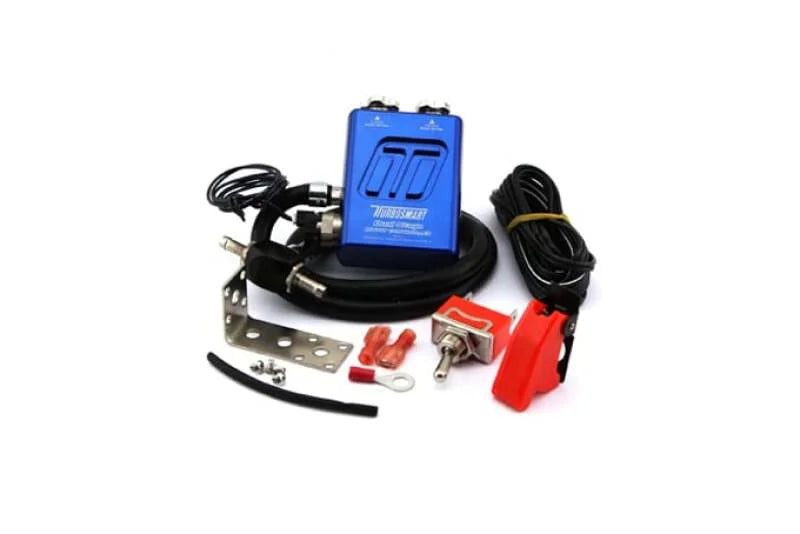 Turbosmart Dual Stage Boost Controller V2 - Blue - Side View