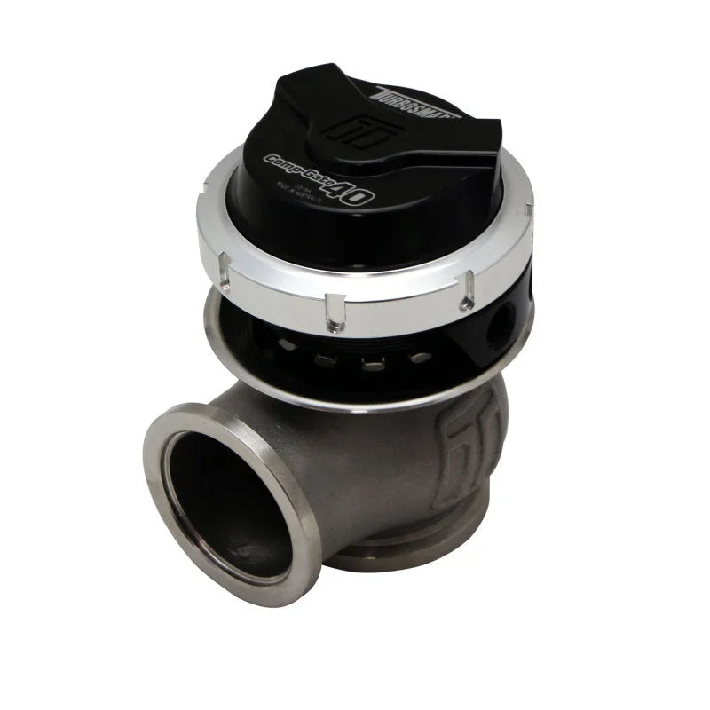 Turbosmart GenV CompGate40 7psi External Wastegate - Black - Main Product View