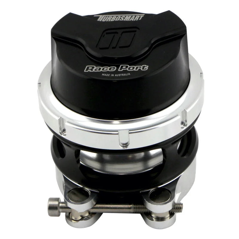 Turbosmart GenV RacePort Blow Off Valve - Black (For Female Flange) - Side View