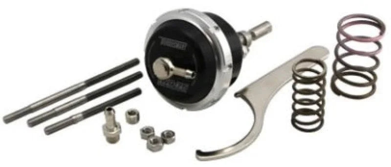 Turbosmart IWG Gen-V Borg Warner EFR Twin Port 14psi Black Wastegates - Side View