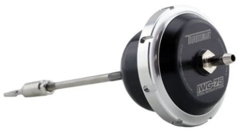Turbosmart IWG75 2016+ Ford Focus RS 2.3L 14 PSI Black Internal Wastegate Actuator - Side View