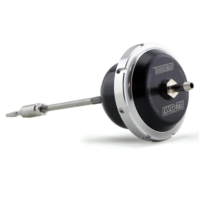 Turbosmart IWG75 2.3L EcoBoost Ford Mustang 12 PSI Black Internal Wastegate Actuator - Side View