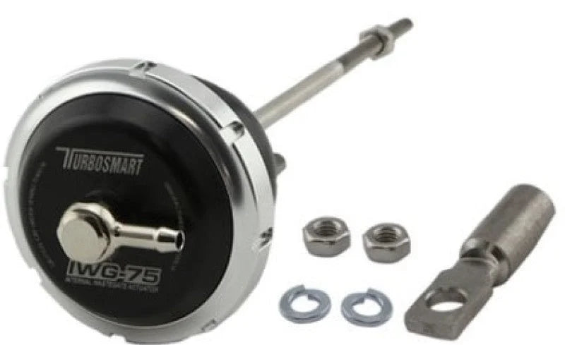 Turbosmart IWG75 94-97 Ford F250/F350 Powerstroke 7.3L Black 26 PSI - Side View