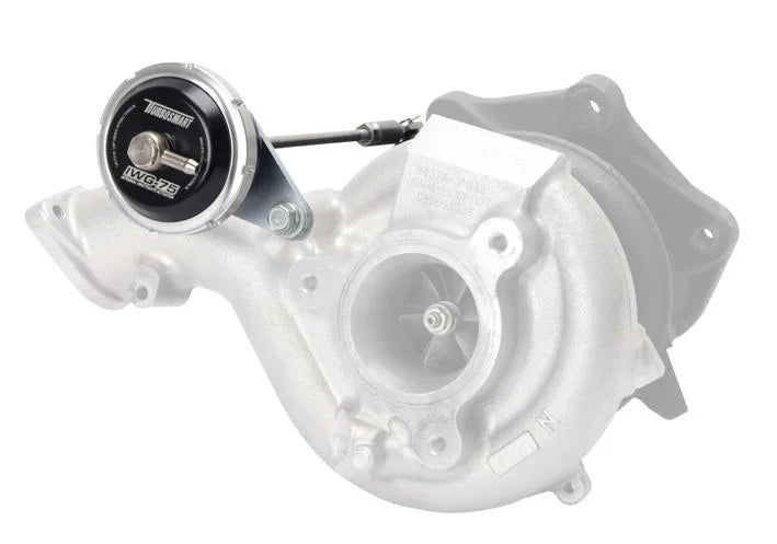 Turbosmart IWG75 Mitsubishi EVO 10 24 PSI Black Internal Wastegate Actuator - Back View