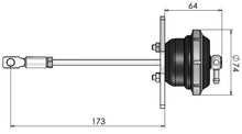 Load image into Gallery viewer, Turbosmart IWG75 Mitsubishi EVO 10 24 PSI Black Internal Wastegate Actuator - Additional View 5