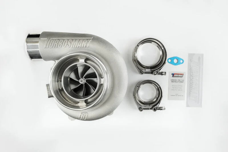 Turbosmart Oil Cooled 6466 Reverse Rotation V-Band In/Out A/R 0.82 External WG TS-1 Turbocharger - Detail View