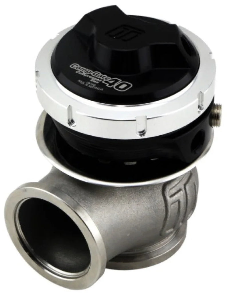 Turbosmart WG40 Gen V Compgate 40mm - 5 PSI Black - Side View