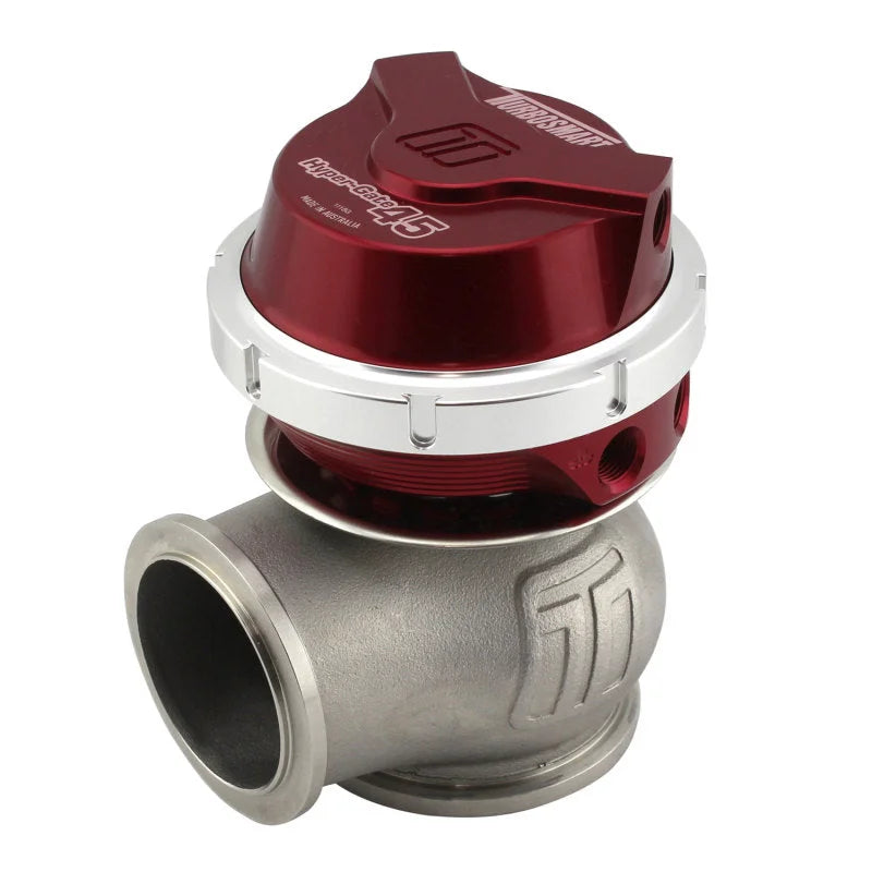Turbosmart WG45 Gen V Hyper-Gate 45 14psi Red - Side View