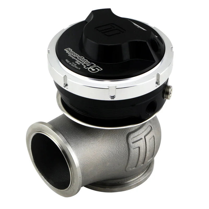 Turbosmart WG45 Gen V Hyper-Gate 45 5psi Black - Side View