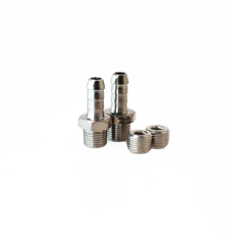 Turbosmart WG50/60 1/8NPT - 6MM Hose Tail Fitting Kit w/ Plug - Main Product View