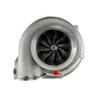 Load image into Gallery viewer, Turbosmart Water Cooled 6262 V-Band Reverse Rotation 0.82AR Externally Wastegated TS-2 Turbocharger - Side View