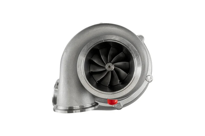 Turbosmart Water Cooled 6262 V-Band Reverse Rotation 0.82AR Externally Wastegated TS-2 Turbocharger - Side View