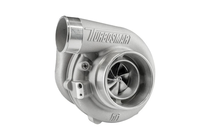 Turbosmart Water Cooled 6262 V-Band Reverse Rotation 0.82AR Externally Wastegated TS-2 Turbocharger - Back View