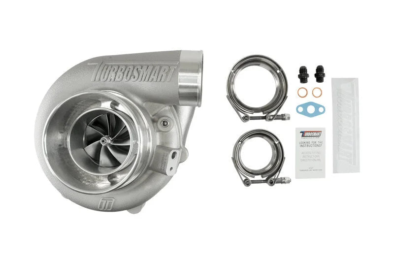 Turbosmart Water Cooled 6466 V-Band Inlet/Outlet A/R 0.82 External Wastegate TS-2 Turbocharger - Back View