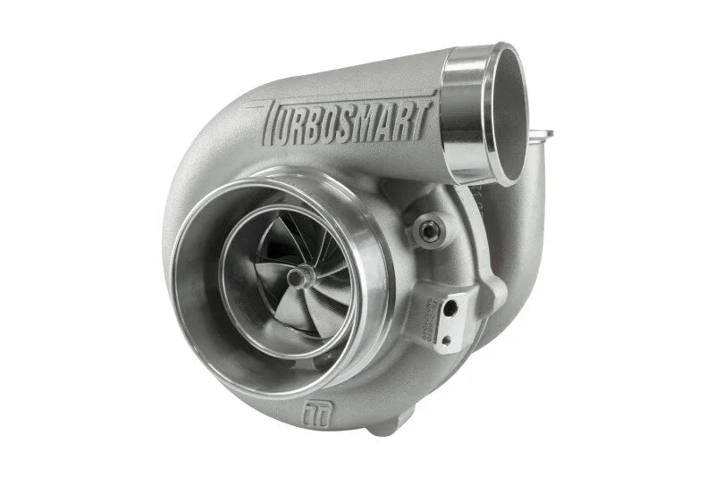 Turbosmart Water Cooled 6870 (Kompact) V-Band 0.96AR Externally Wastegated TS-2 Turbocharger - Side View