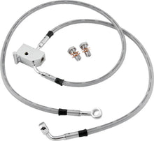 Load image into Gallery viewer, Twin Power 00-05 FXST 00-06 FLST Models Stainless Steel Dot Brake Line Kit Rear Stock Length