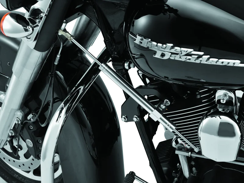 Twin Power 00-08 FLH FLT Satin Steering Damper Kit