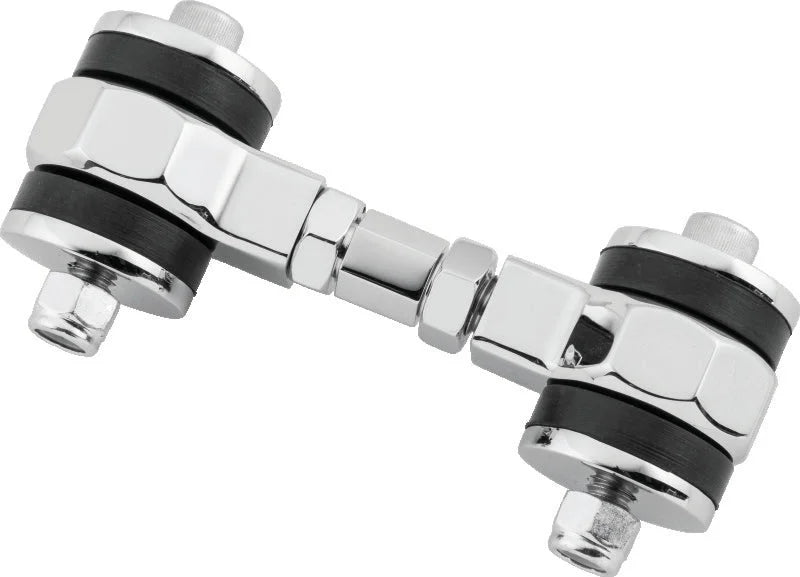 Twin Power 04-17 Dyna Top Stabilizer Link Chrome - Side View