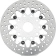 Load image into Gallery viewer, Twin Power 08-13 FLH FLT 08-16 FLHR 06-17 Dyna Front 11.8 Floating Mesh Rotor Silver
