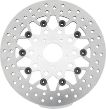 Load image into Gallery viewer, Twin Power 08-13 FLH FLT 08-16 FLHR 06-17 Dyna Front 11.8 Floating Mesh Rotor Silver