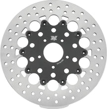 Load image into Gallery viewer, Twin Power 08-13 FLH FLT 08-16 FLHR 06-17 Dyna Front 11.8 Floating Rotor With Holes Black