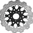 Load image into Gallery viewer, Twin Power 08-13 FLH FLT 08-16 FLHR 06-17 Dyna Front 11.8 Scalloped Floating Rotor Black Mesh