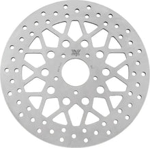 Load image into Gallery viewer, Twin Power 08-13 FLH FLT 08-16 FLHR 06-17 Dyna Front 11.8 Solid Rotor Mesh Stainless