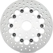 Load image into Gallery viewer, Twin Power 08-13 FLH FLT 08-16 FLHR 6-17 DYNA Front 11.8 Floating Rotor With Holes Silver