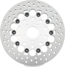 Load image into Gallery viewer, Twin Power 08-13 FLH FLT 08-16 FLHR 6-17 DYNA Front 11.8 Floating Rotor With Holes Silver
