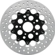 Load image into Gallery viewer, Twin Power 84-17 Big Twin Exc 11.8 and Lug Mount 84-13 XL Front 11.5 Floating Rotor W/Holes Black