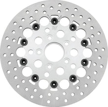 Load image into Gallery viewer, Twin Power 84-17 Big Twin Exc 11.8 and Lug Mount 84-13 XL Front 11.5 Floating Rotor W/Holes Silver