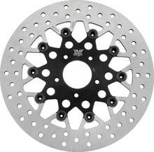 Load image into Gallery viewer, Twin Power 84-17 Big Twin Exc 11.8 and Lug Mount 84-13 XL Front 11.5in Floating Rotor Mesh Black