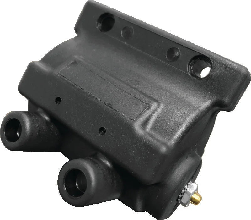 Twin Power 85-99 Big Twin 85-03 XL Exc EFI Power Ignition Coil Black Replaces H-D 31614-83A - Main Product View