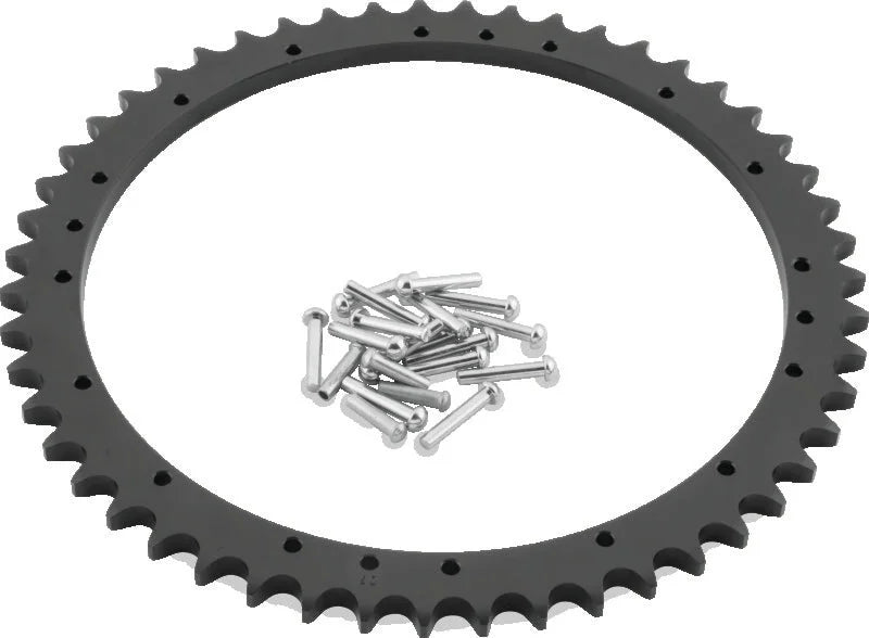 Twin Power Drum Brake Rear Sprocket Replaces H-D 41470-67 51 Teeth fits 1967-1972 Harley-Davidson FL