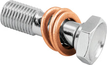 Load image into Gallery viewer, Twin Power Stainless Brake Fitting 3/8-24 Double Banjo Bolt
