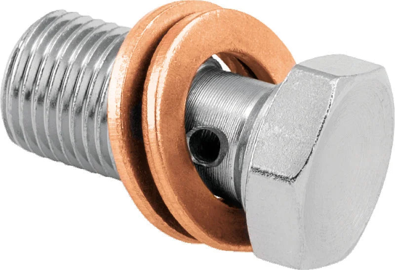 Twin Power Stainless Brake Fitting 7/16 Inch Banjo Bolt