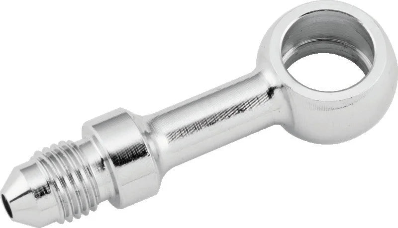 Twin Power Stainless Brake Fitting 7/16 Inch X AN3 Straight Banjo Adaptor