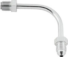 Load image into Gallery viewer, Twin Power Stainless Brake Fitting Male 3/8-24 Inverted Flare to AN-3 Male 90  Adaptor Tube Long
