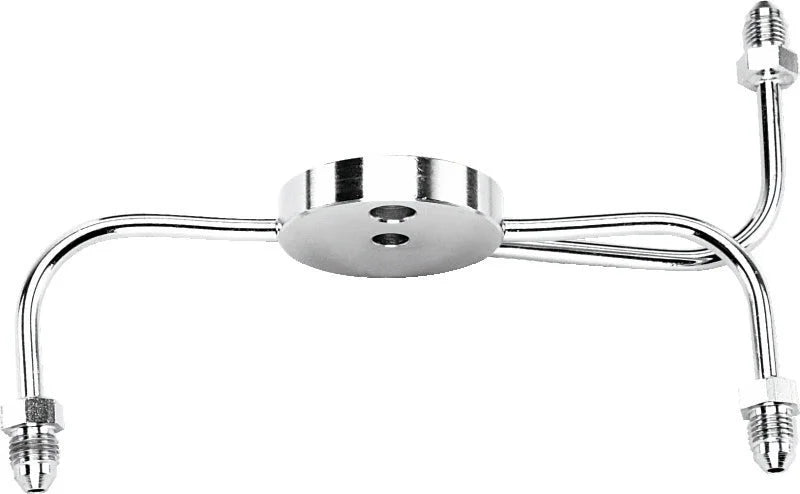 Twin Power Stainless  Junction Block Male AN3 Narrow Glide Custom