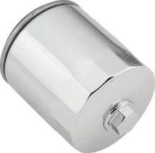 Load image into Gallery viewer, Twin Power Twin Cam and M8 Chrome Magnetic Oil Filter With Nut Rpls H-D 63798-99 w/ Backflow Valve