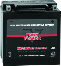 Load image into Gallery viewer, Twin Power YIX-30L High Performance Battery Replaces H-D 66010-97A Made in USA 400 CCA - Main Product View