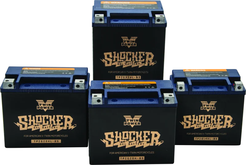 Twin Power YTX-14L Shocker Gel Battery Replaces H-D 65958-04 220 CCA - Installation View