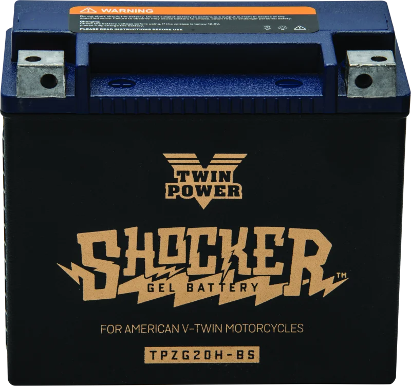 Twin Power YTX-20H Shocker Gel Battery Replaces H-D 65991-82B 310 CCA