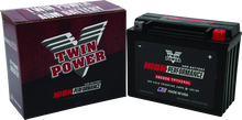 Load image into Gallery viewer, Twin Power YTX-24HL High Performance Battery Replaces H-D 66010-82A Made in USA 350 CCA - Side View
