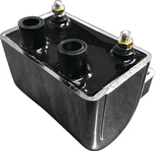 Load image into Gallery viewer, TwinPower Power Ignition Coil Chrome Replaces 31609-65A 5 Ohm fits 1965-1979 Harley-Davidson FX / XL Models - Side View