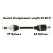 Load image into Gallery viewer, Tytaneum CV AXLE HEAVY DUTY REPLACEMENT CAN-6091HD fits Can-Am