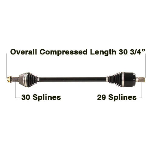 Tytaneum CV AXLE HEAVY DUTY REPLACEMENT HON-6052HD fits Honda
