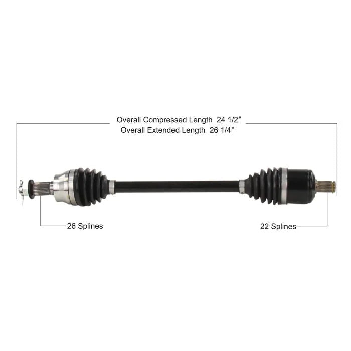 Tytaneum CV AXLE HEAVY DUTY REPLACEMENT POL-6090HD fits Polaris