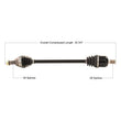 Load image into Gallery viewer, Tytaneum CV AXLE OE REPLACEMENT HON-7052 fits Honda